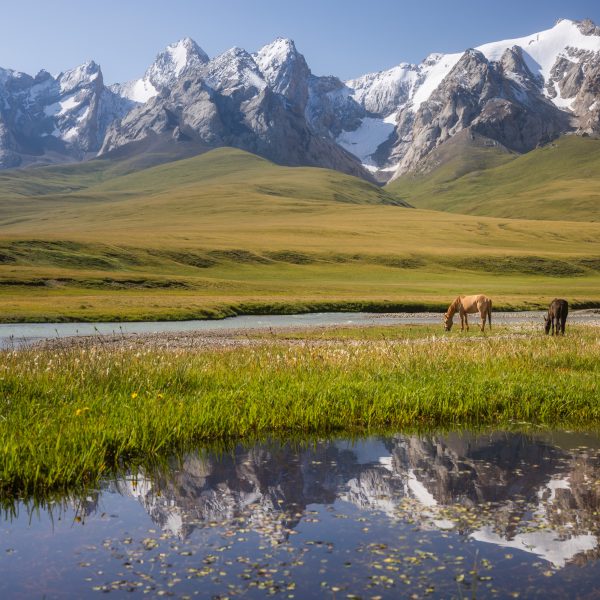 Kok-Kiya Valley Reflections, Kyrgyzstan