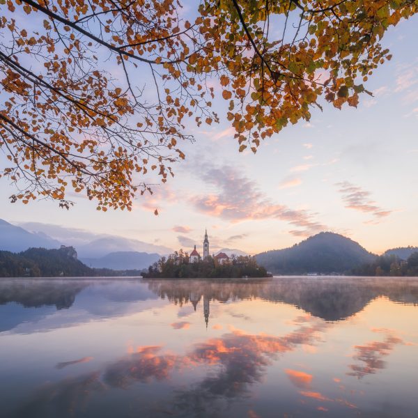 Autumn Reflections of Lake Bled