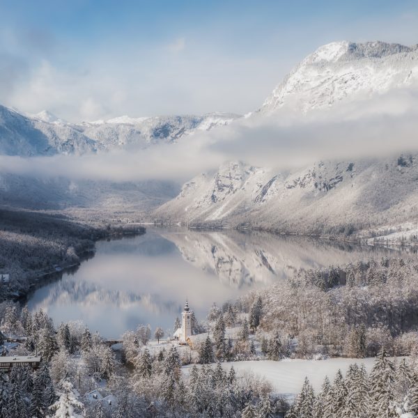 Winter Silence at Lake Bohinj